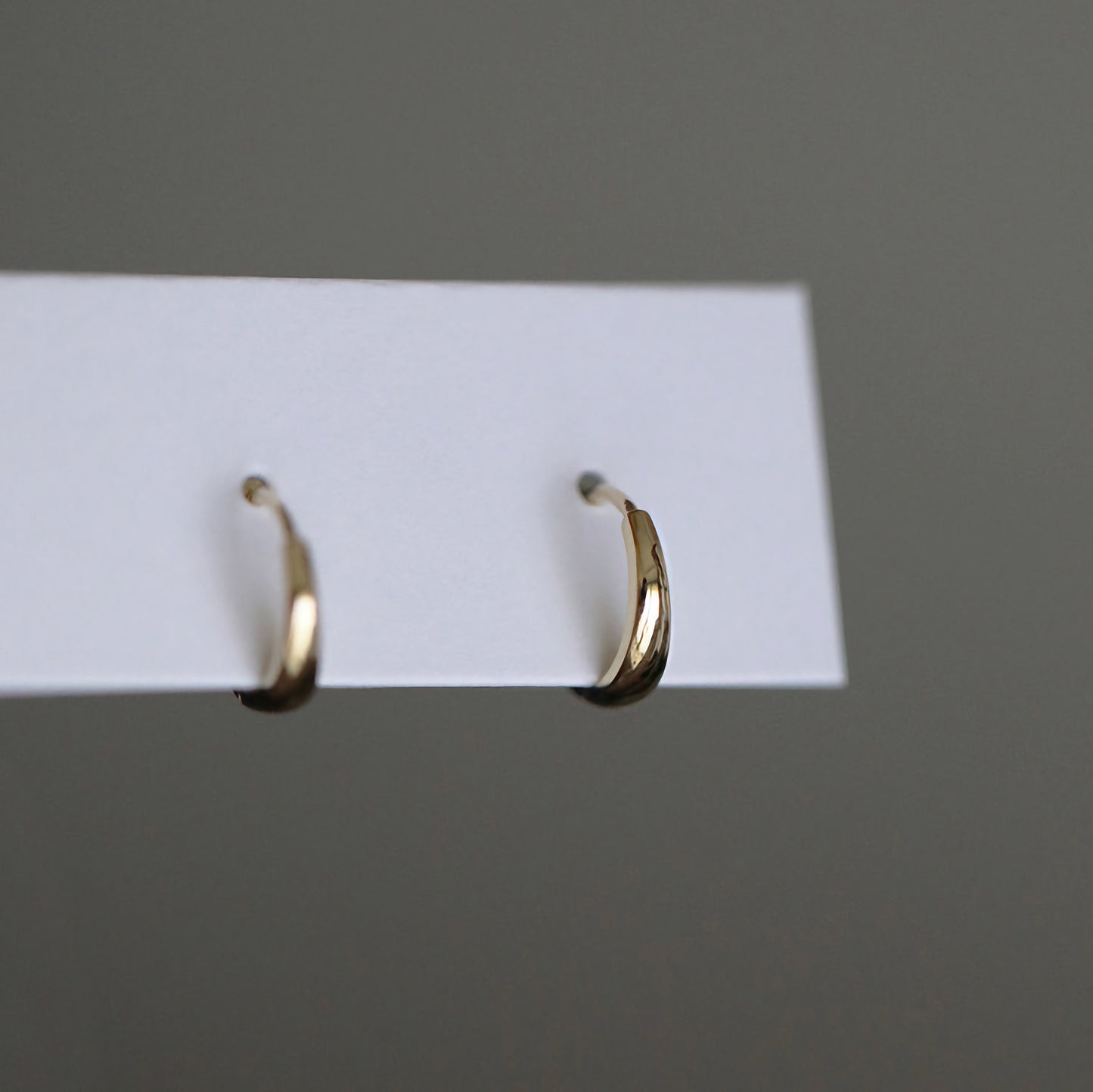 9ct Solid Gold Minimalist Hoops 9K Birthday Earrings Minimalist Jewelry Gift Ready to Dispatch Gold Accessories